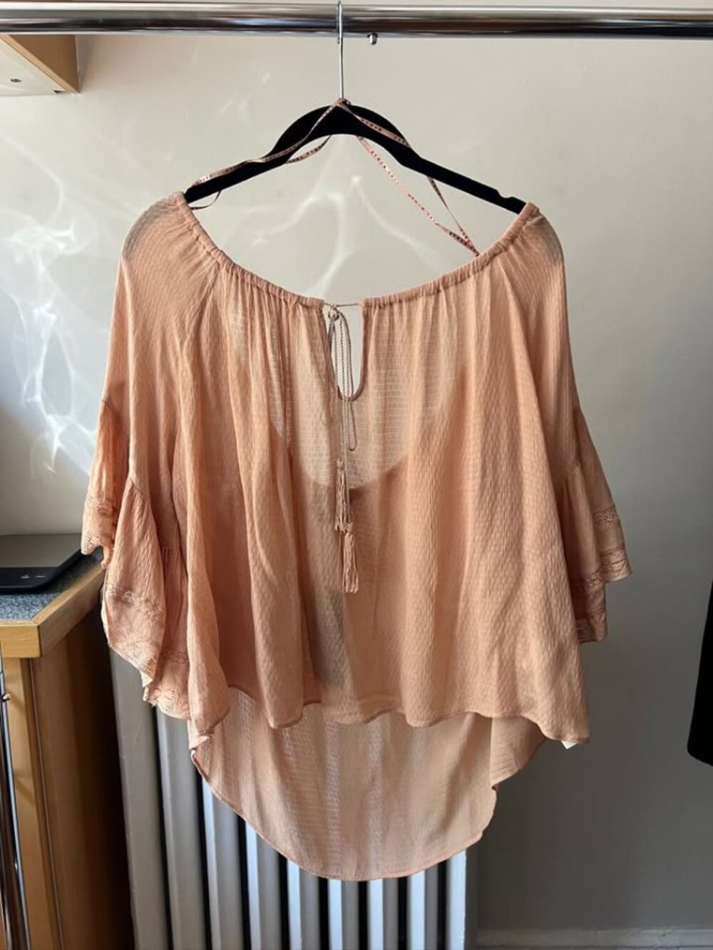 Zara Boho Blush Pink Flowy Top - 2 Sizes Available!